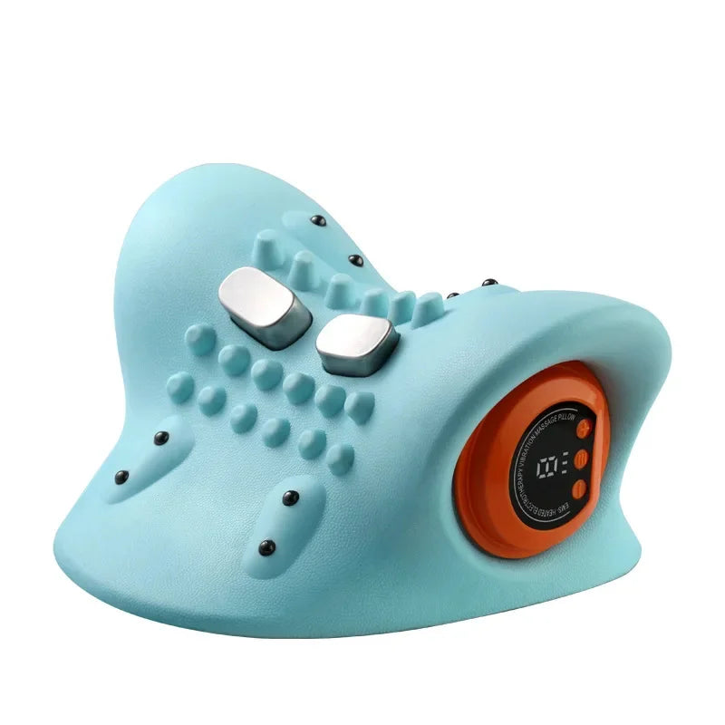 Electric Neck Massager  Pillow Infrared Heating USB Charge Neck Traction Vibration Relax for Shoulder Cervical Spine