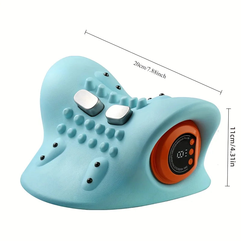 Electric Neck and Shoulder Massage Pillow Electric Massager for Neck and Shoulder Massage At Home , Kneading Massage.