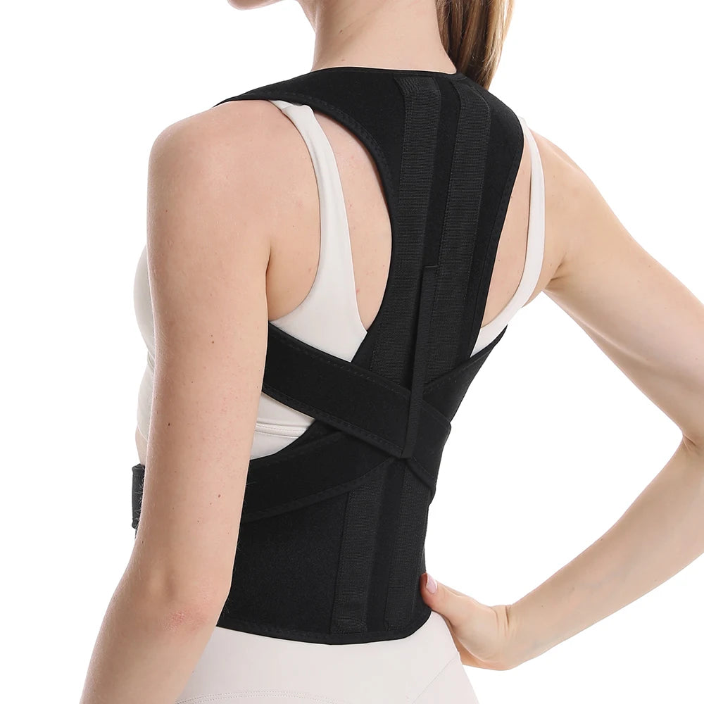 Posture Corrector Back Brace for Men and Women, Adjustable Full Back Posture Brace for Scoliosis, Hunchback, Thoracic and Spine