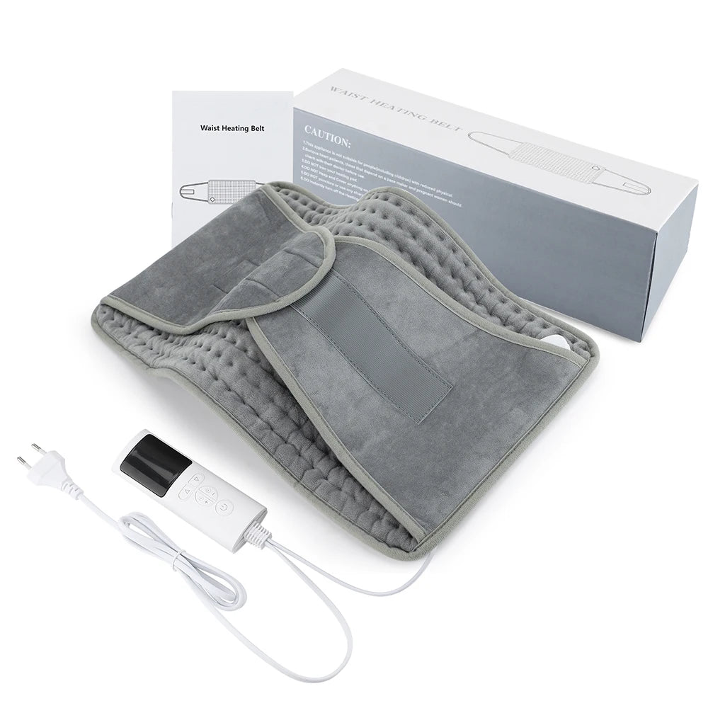 Electric Heating Pad Back Support Belt with Temperature Control Warm Blanket Warming for Waist Hand Leg Abdomen