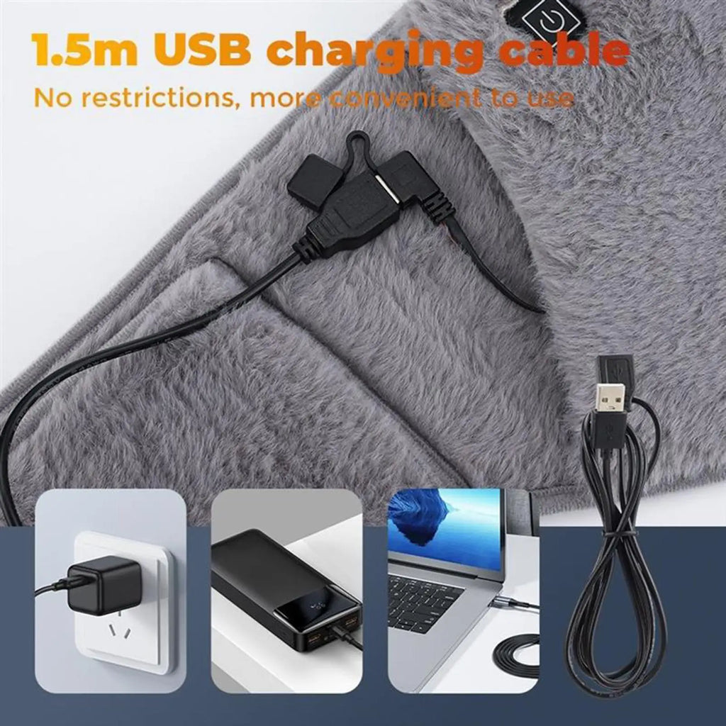Abdominal Heating Pad 3-Levels Electric Waist Belt Warmer Heated Waist Belt for Menstrual Belly and Abdominal Comfort