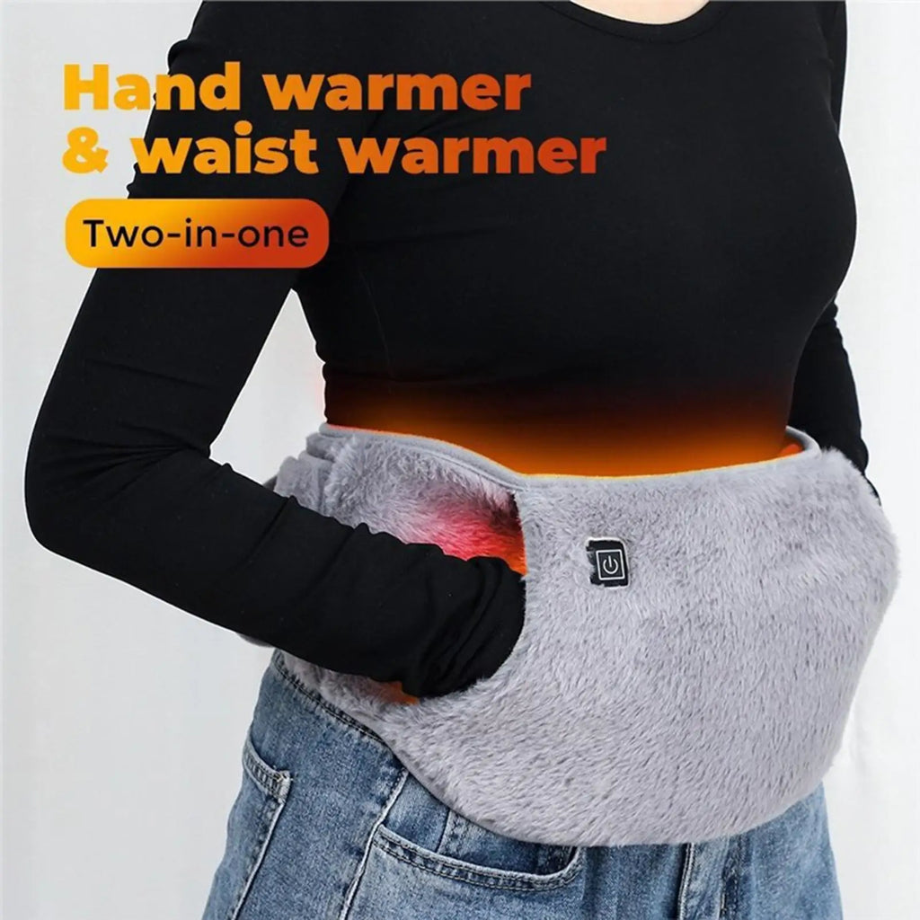 Abdominal Heating Pad 3-Level Electric Waist Belt Warmer Heated Waist Belt hand warmer for Menstrual Belly and Abdominal Comfort