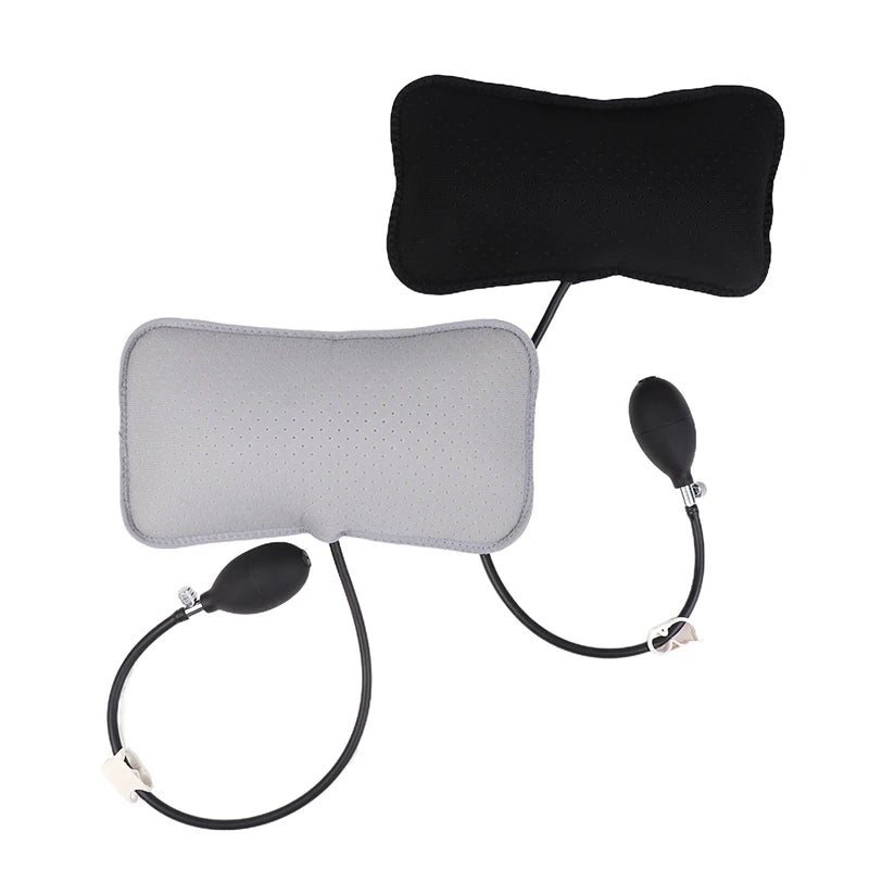 Inflatable Lumbar Support Cushion Portable Neck Shoulder Posture Correct Massage Pillows Orthopedic Design For Back Pain Relief