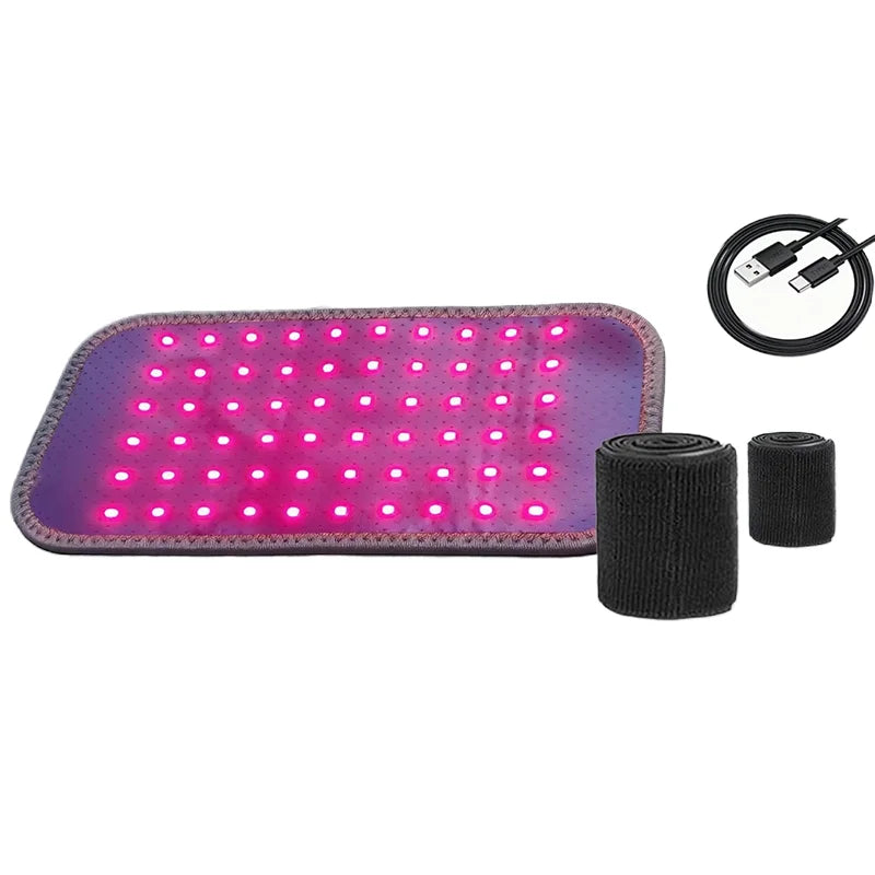 Infrared Heating Pad Red Light Therapy Belt for Back Pain Relief Muscle Recovery Shoulder Knee Joint Pain Portable Home Use