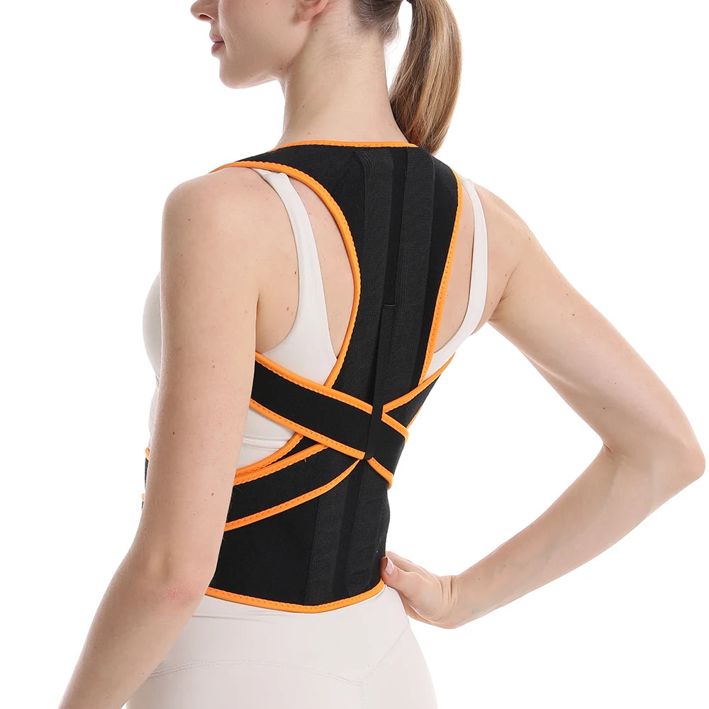 Posture Corrector Back Brace for Men and Women, Adjustable Full Back Posture Brace for Scoliosis, Hunchback, Thoracic and Spine