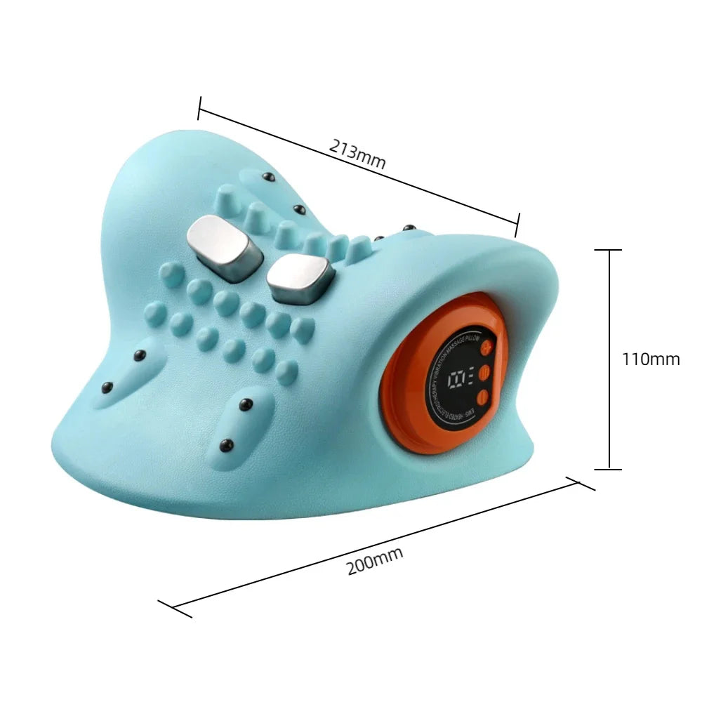 Electric Neck Massager  Pillow Infrared Heating USB Charge Neck Traction Vibration Relax for Shoulder Cervical Spine