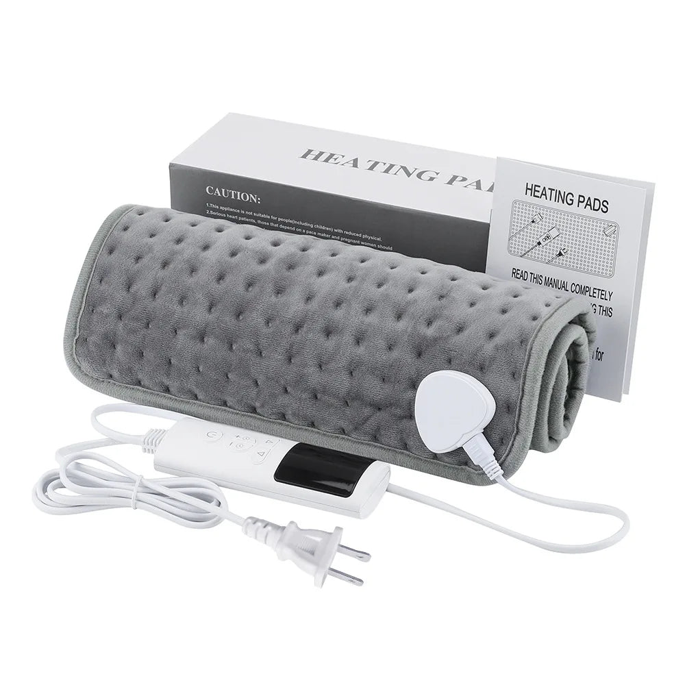 Electric Heating Pad Warm Winter Physiotherapy Blanket Shoulder Neck Legs Back Spine Leg Pain Relief Hot Compress Pad Cushion