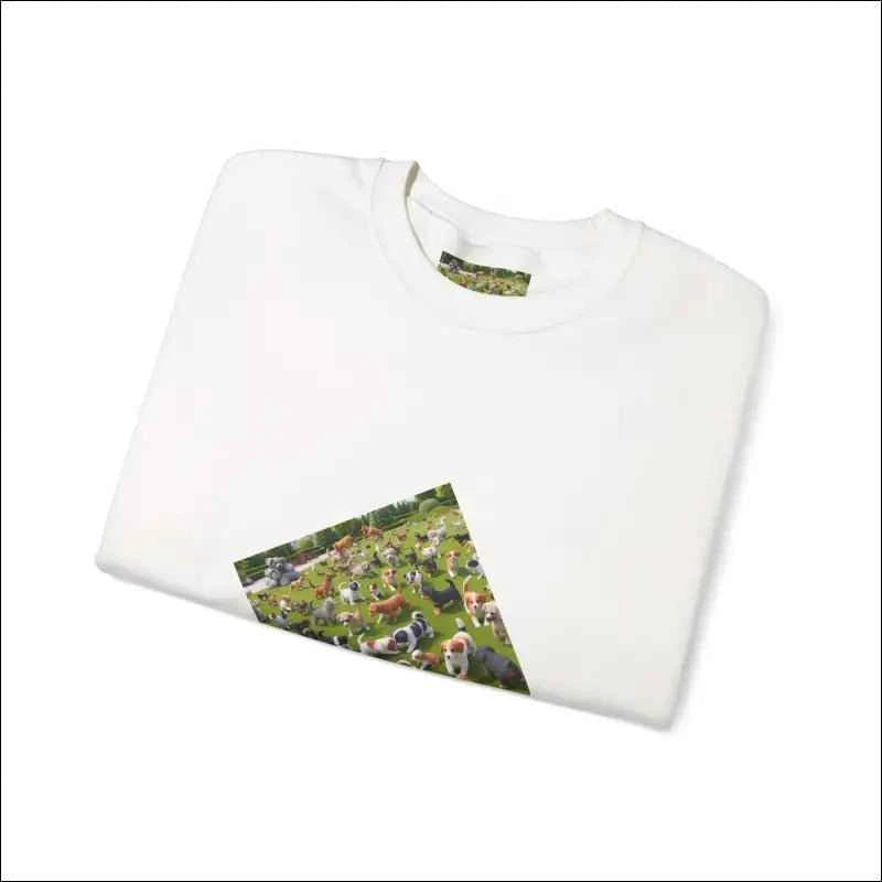 Cotton Blend Crewneck Sweatshirt - Felpa Cotone Design