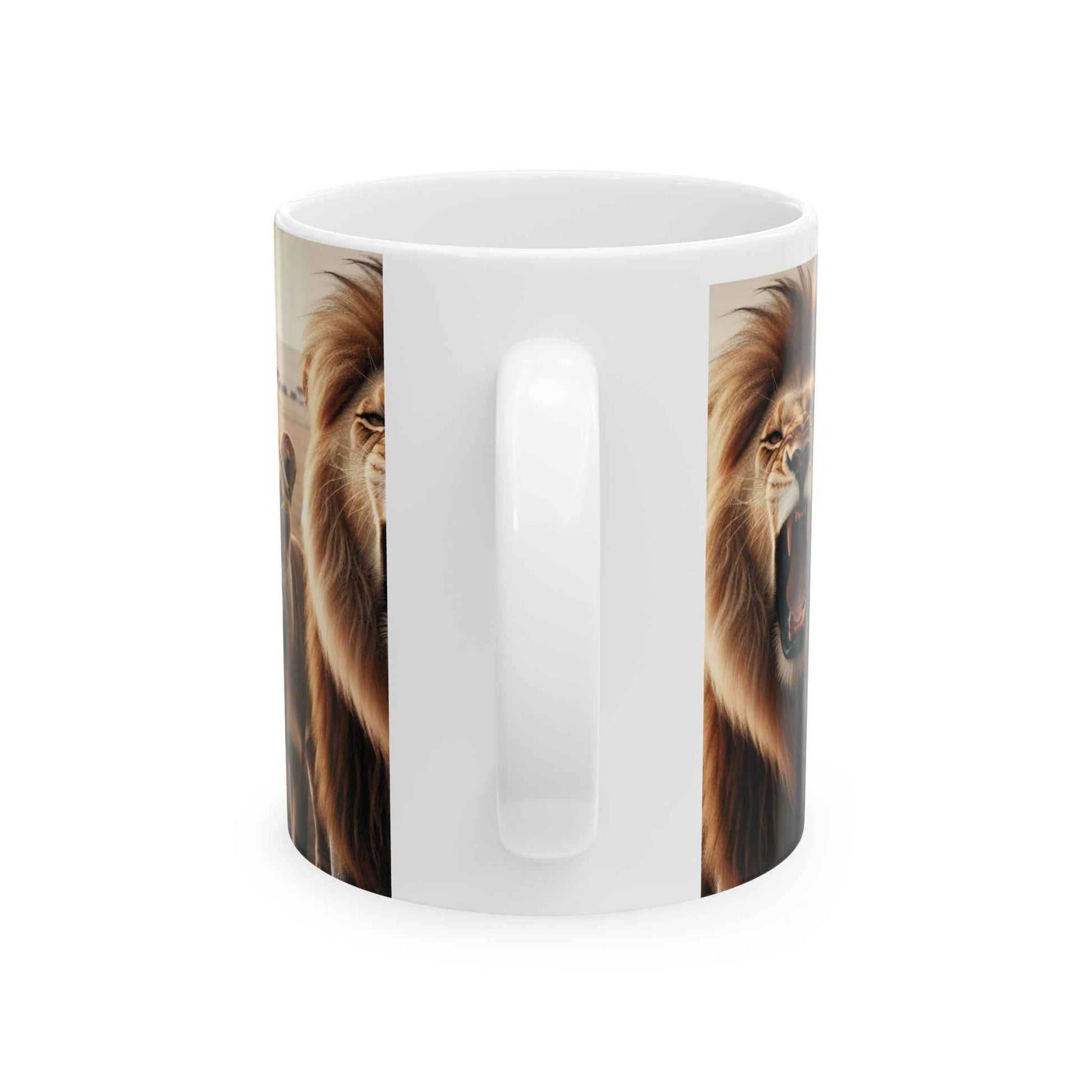 Majestic Lion Ceramic Mug | 11oz & 15oz | Perfect for Animal Lovers & Gift Giving