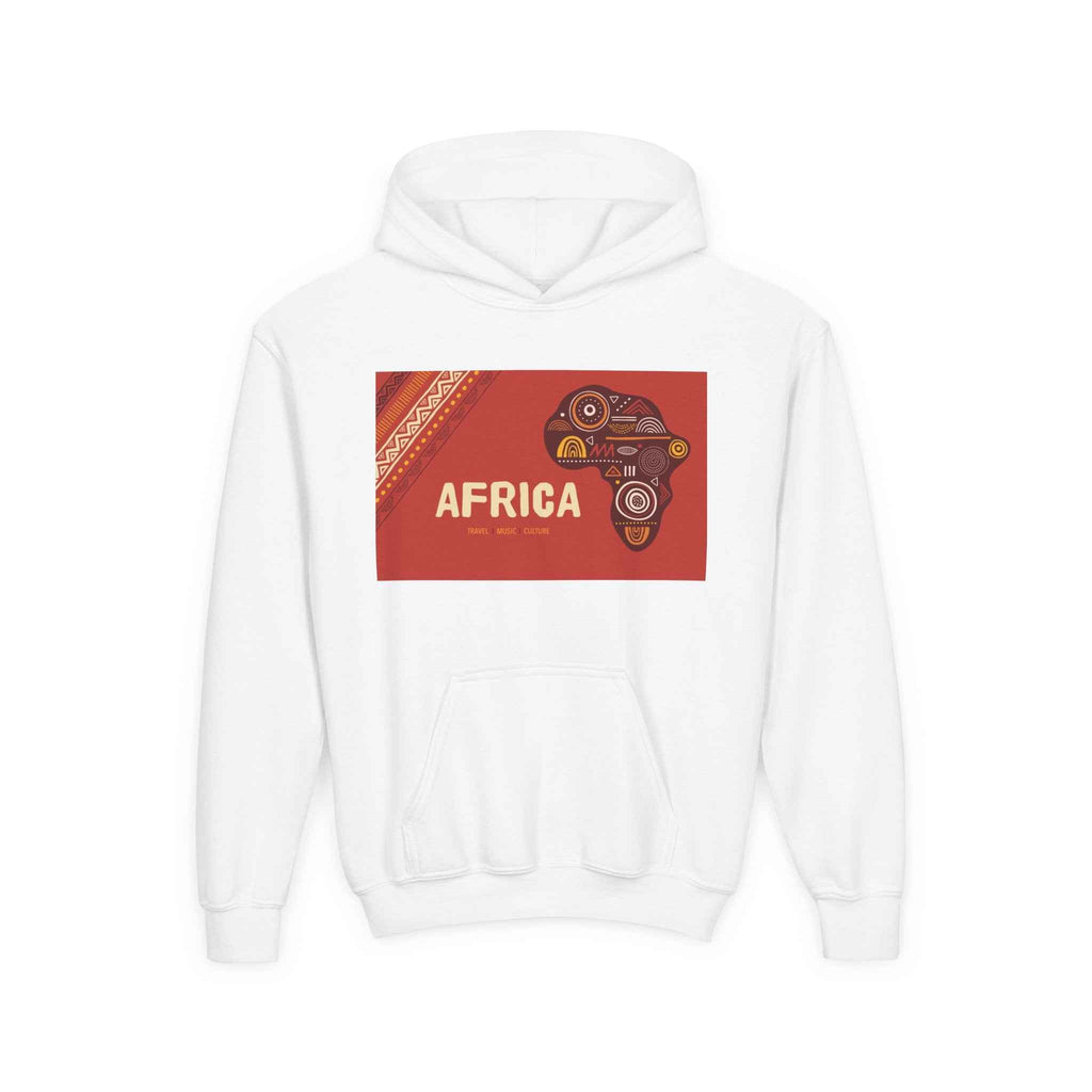 Youth African Heritage Hooded Sweatshirt - Celebrate Culture and Identity